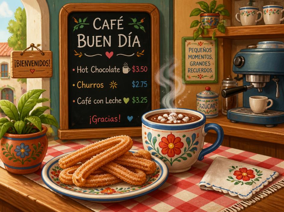 El Café — Hungry? Thirsty? Order what you like.